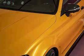 Yellow Car Wrap